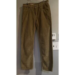 Levis Corduroy Pants 5 Pocket Straight‎ Leg Original Fit Womens 29x30 New